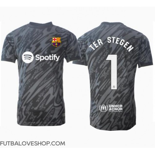Dres Barcelona Ter Stegen #1 Brankarsky Tretina 2024-25 Krátky Rukáv
